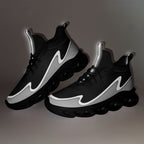 Custom Black Gray Maxsoul Shoes Personalized Sneaker FN030A-E020011-1