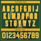 Custom Green Yellow Skull Fashion Personalized Authentic Baseball Jersey BSBJ01-D017154