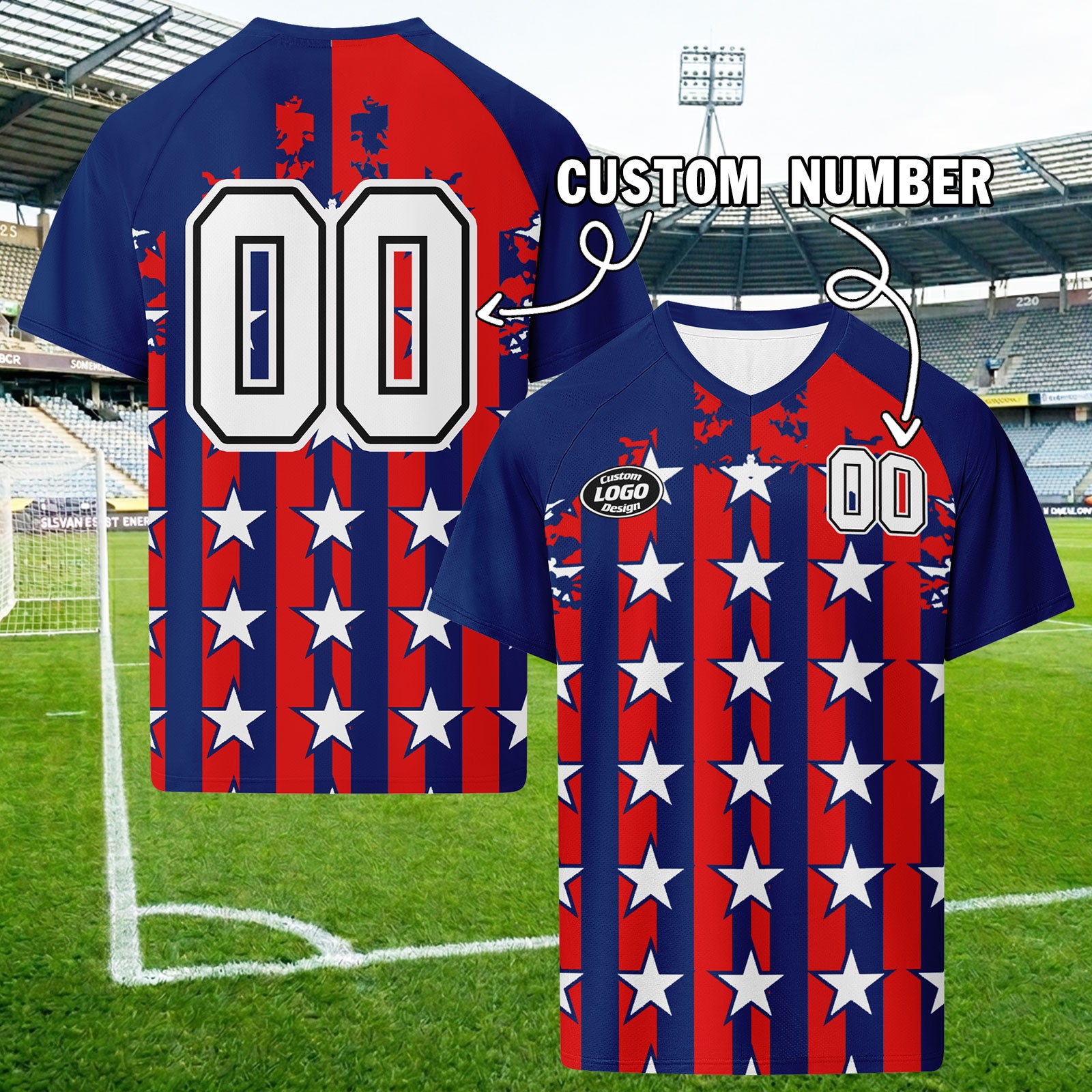 Custom United States 2026 World Cup Football Shirt Customized Soccer Jersey for Fans Add Your Name & Number FZ190-F028061-10