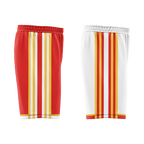 Custom Red White Classic Style Reversible Basketball Uniform Personalized COOLMAX BBJR-D017027