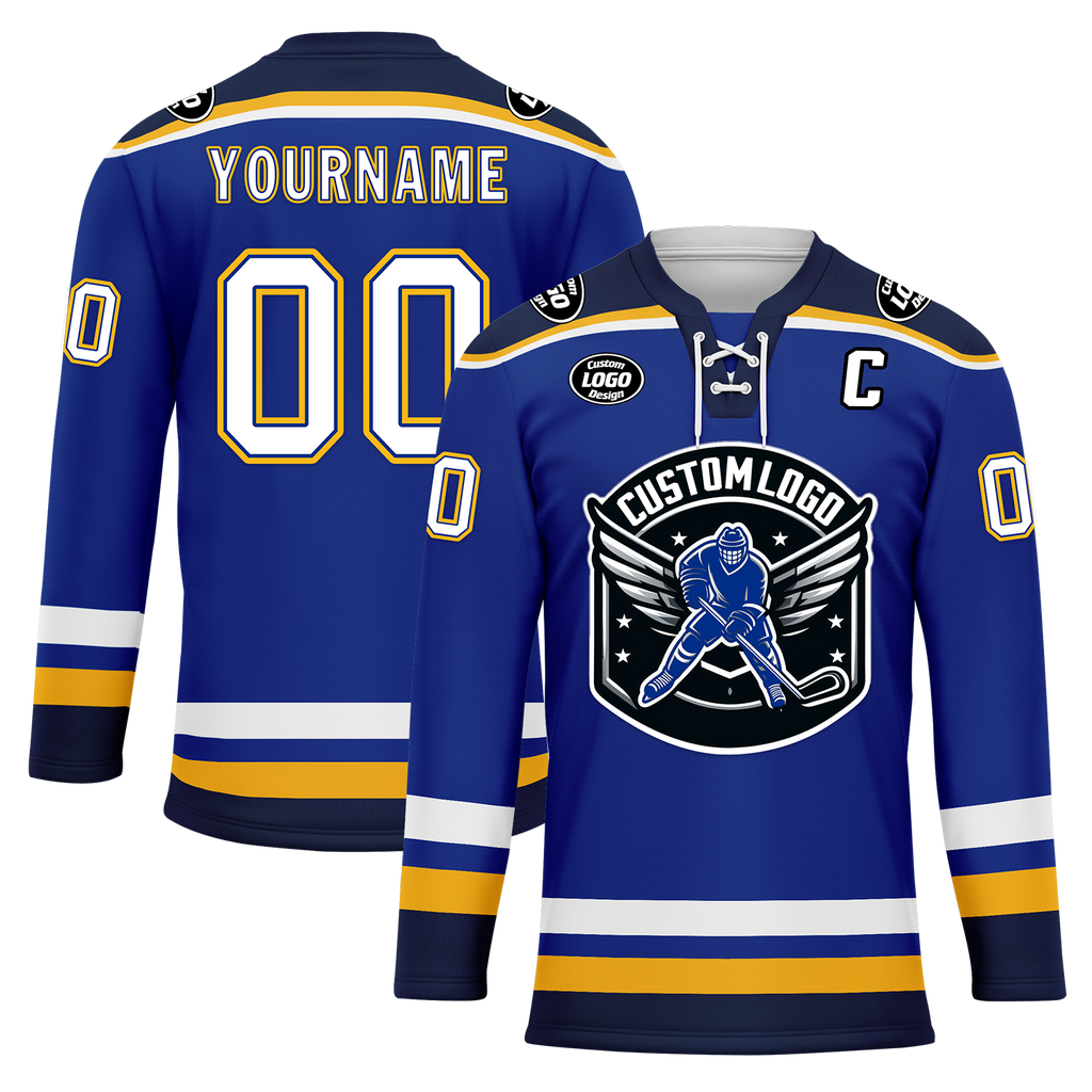 Custom Blue Personalized Hockey Jersey HCKJ01-D0a70cd