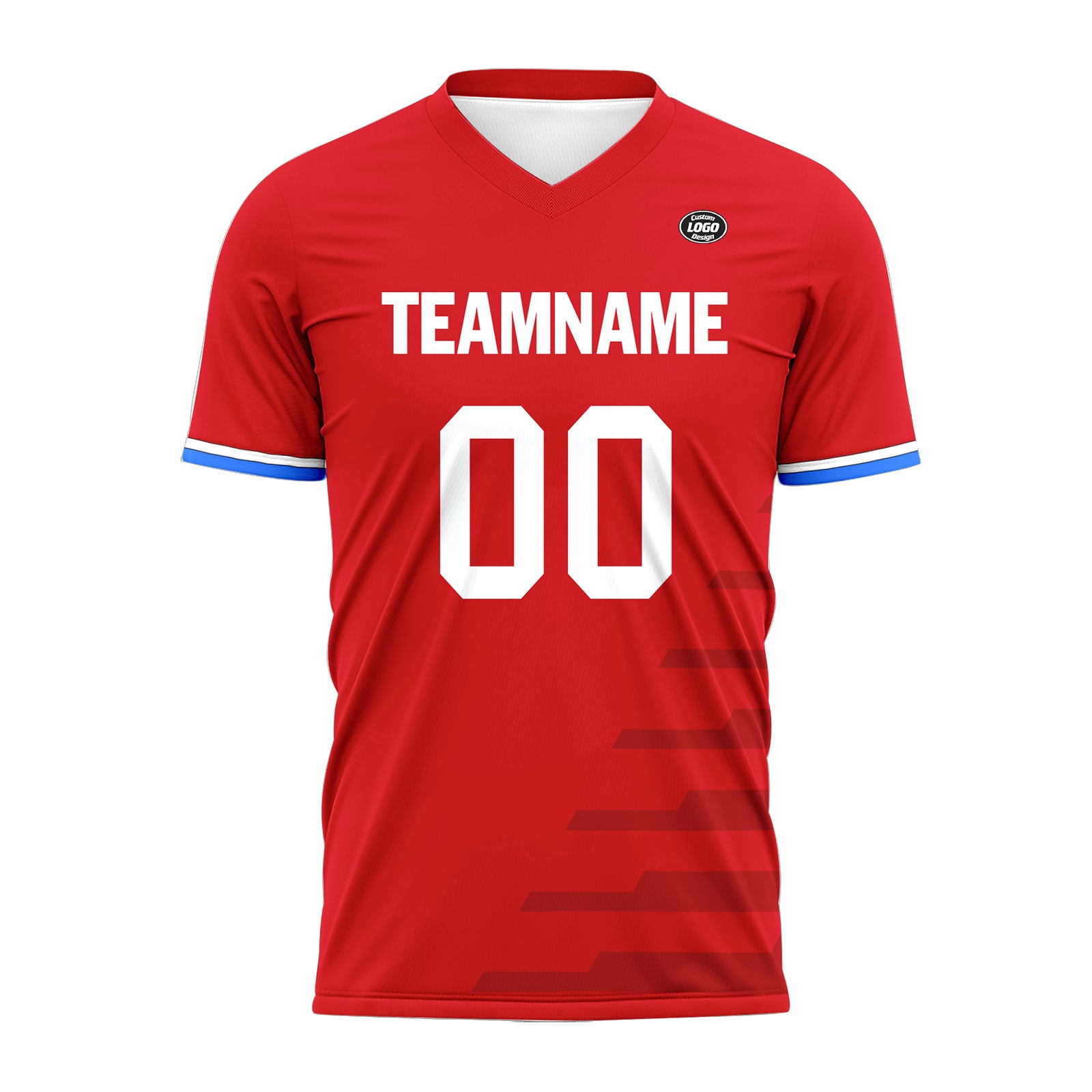 Custom Red Soccer Sets Jersey Personalized SCJ101-D28005