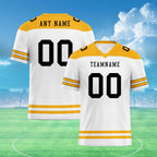Custom Pittsburgh Personalized Authentic Football Jersey FBJ02-E0607-7