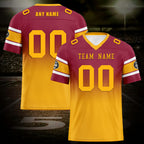 Custom Red Yellow Arizona Football Jersey and Hat Combo Offer Personalized Combo ZH-D020326-1