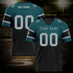 Custom Green Black Philadelphia Football Jersey and Hat Combo Offer Personalized Combo ZH-D020326-23