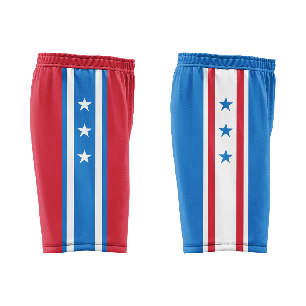 Custom Red Blue Classic Style Reversible Basketball Uniform Personalized Ordinary BBJR-D017022