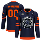 Custom Blue Orange Personalized Hockey Jersey HCKJ01-D0a70c8