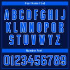 Custom Blue Raglan Sleeves Personalized Authentic Baseball Jersey BSBJ01-D017183