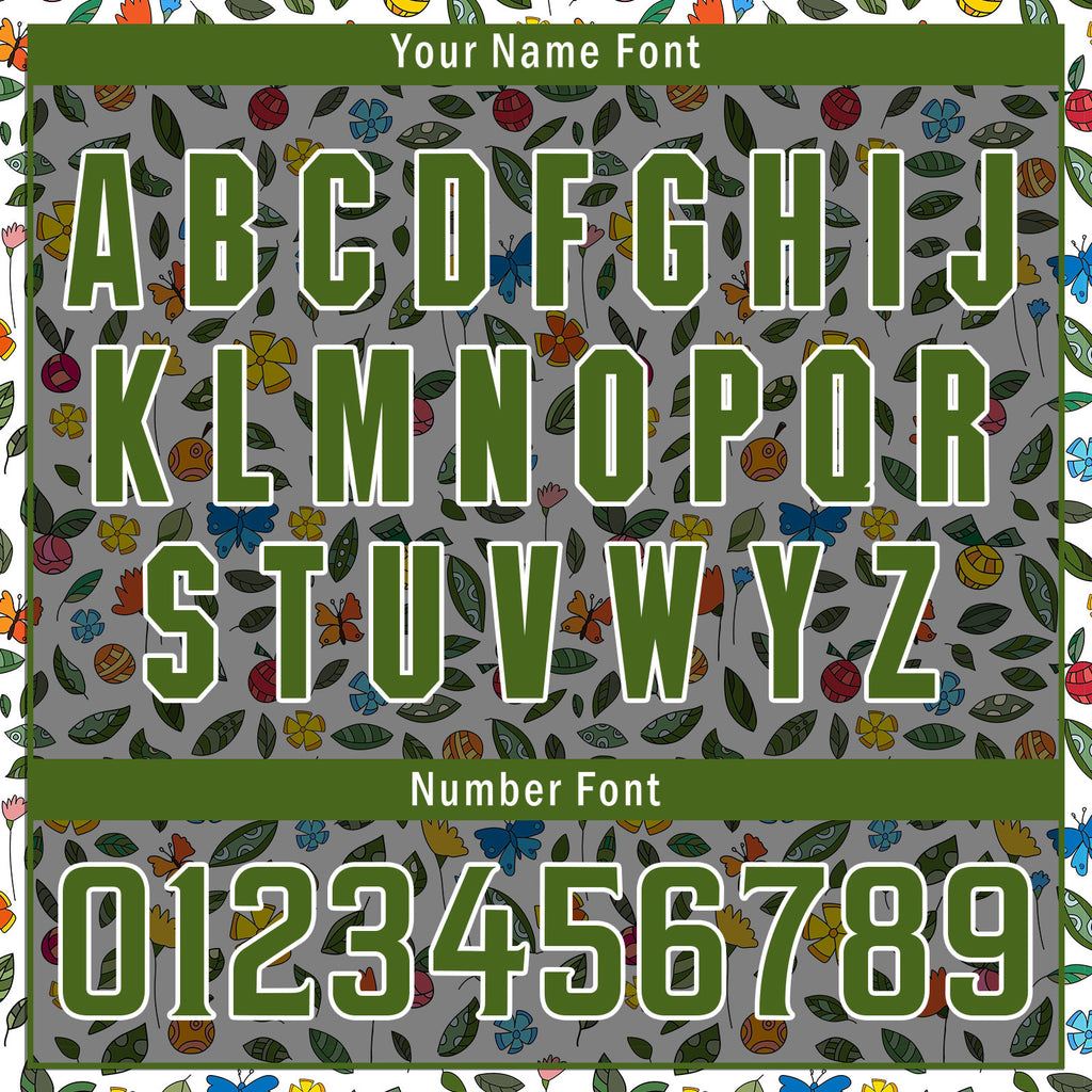 Custom Graffiti Pattern Abstract Floral Patterns Personalized Authentic Baseball Jersey BSBJ01-D020171-8