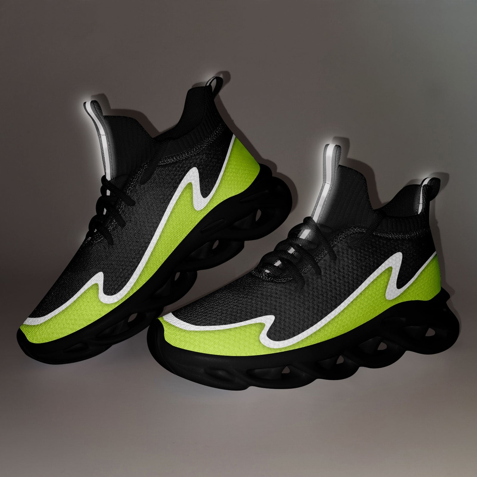 Custom Dark Gray Green Maxsoul Shoes Personalized Sneaker FN030A-E020011-8