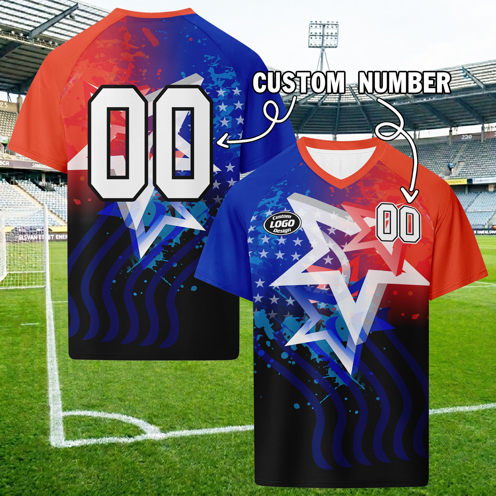 Custom United States 2026 World Cup Football Shirt Customized Soccer Jersey for Fans Add Your Name & Number FZ190-F028061-7