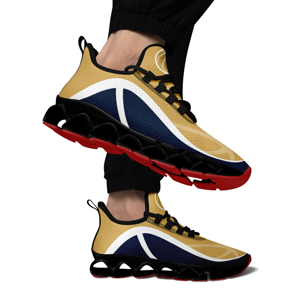 Custom Blue Yellow Maxsoul Shoes Personalized Sneaker FN003XD-D020391-12