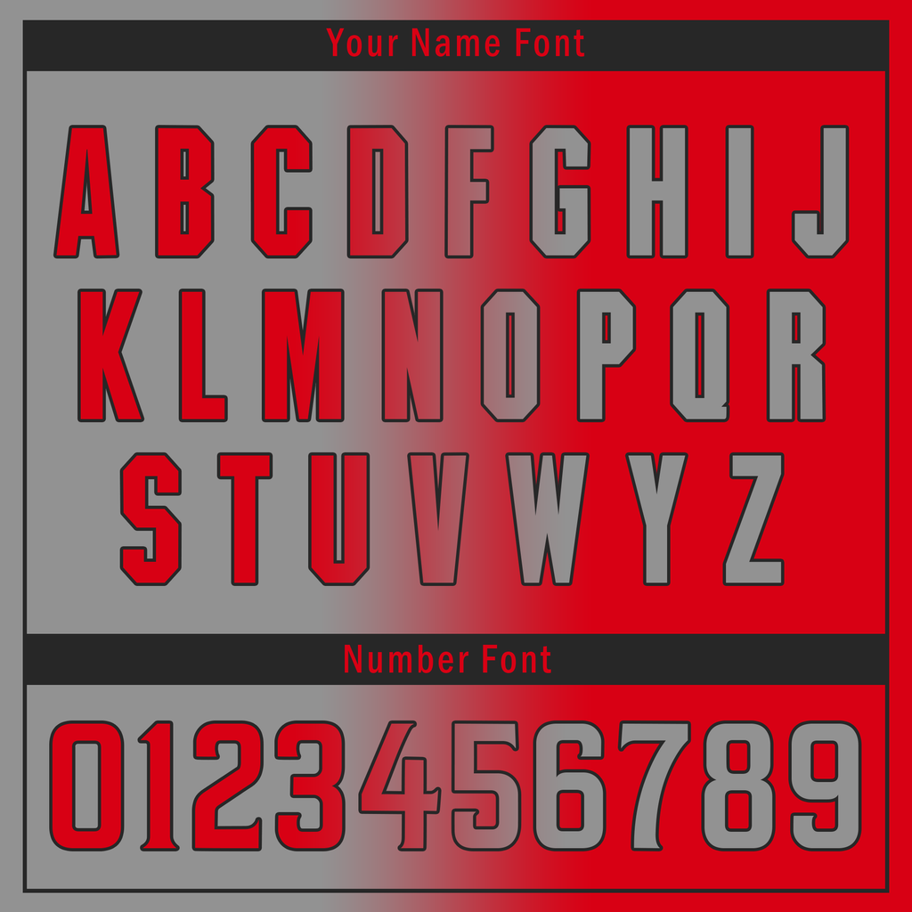 Custom Grey Red Gradient Fashion Personalized Authentic Baseball Jersey BSBJ01-D0a7aad