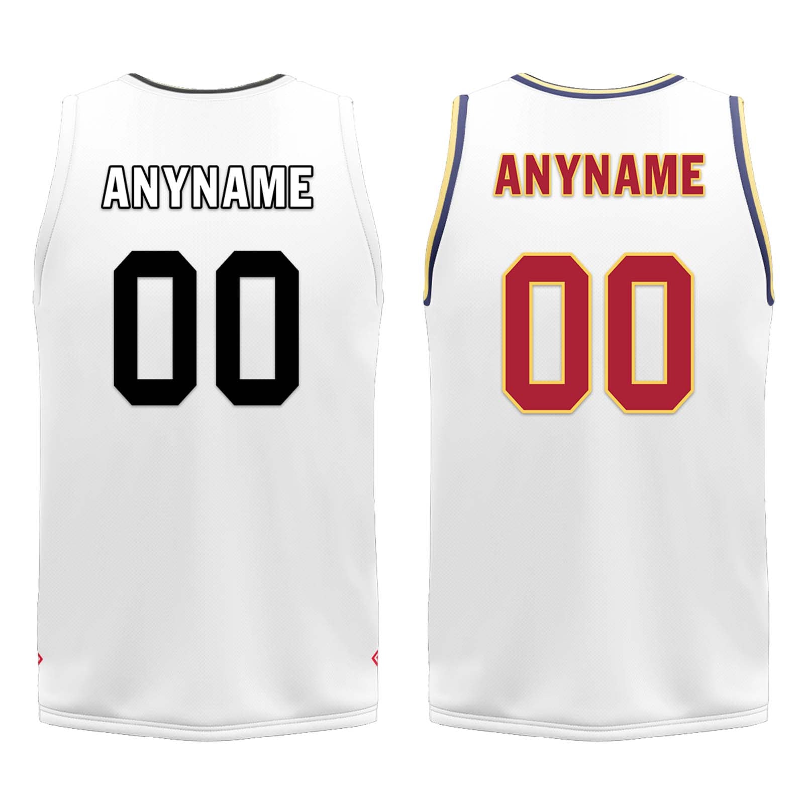 Custom White Rainbow Denver City Edition Personalized Reversible Basketball Set Sports Basketball Jersey BBJ01R-D0610-8
