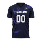 Custom Blue Purple Soccer Sets Jersey Personalized SCJ101-D28017