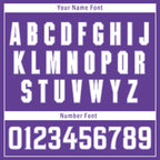 Custom Purple White Raglan Sleeves Personalized Authentic Baseball Jersey BSBJ01-D020200-14