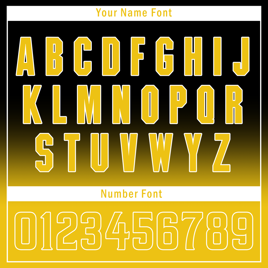 Custom Black Yellow Fade Fashion Personalized Authentic Baseball Jersey BSBJ01-D0a70cc