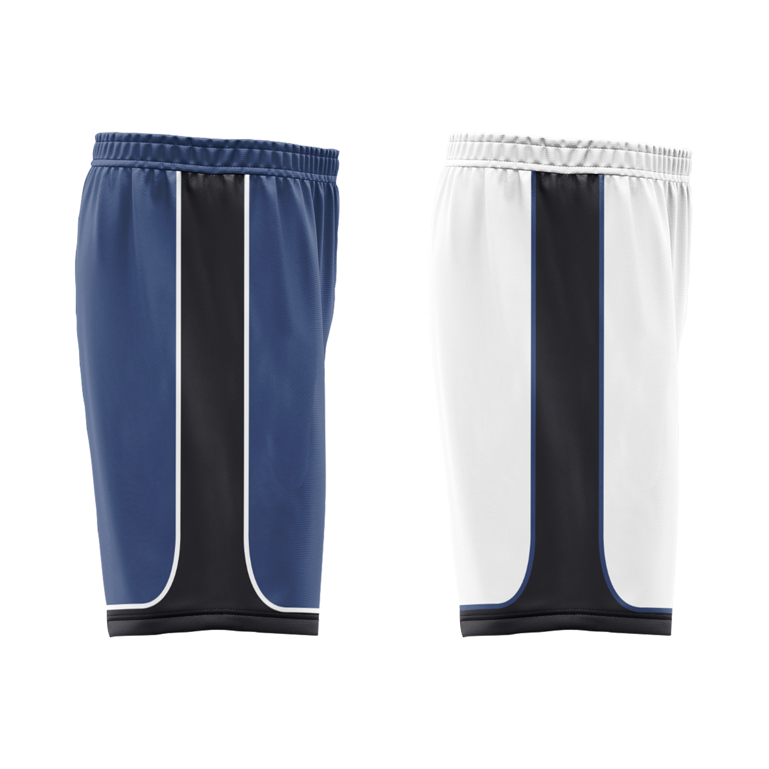 Custom Blue White Classic Style Reversible Basketball Uniform Personalized Ordinary BBJR-D017053