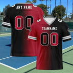 Custom Red Black Georgia Personalized Authentic Football Jersey FBJ02-D028017-2