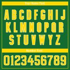 Custom Green Yellow Raglan Sleeves Personalized Authentic Baseball Jersey BSBJ01-D017191
