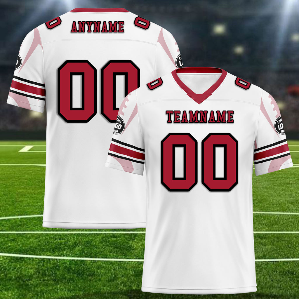 Custom White New York Personalized Authentic Football Jersey FBJ02-D025033-20