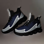 Custom Blue Gray Maxsoul Shoes Personalized Sneaker FN030A-E020011-19