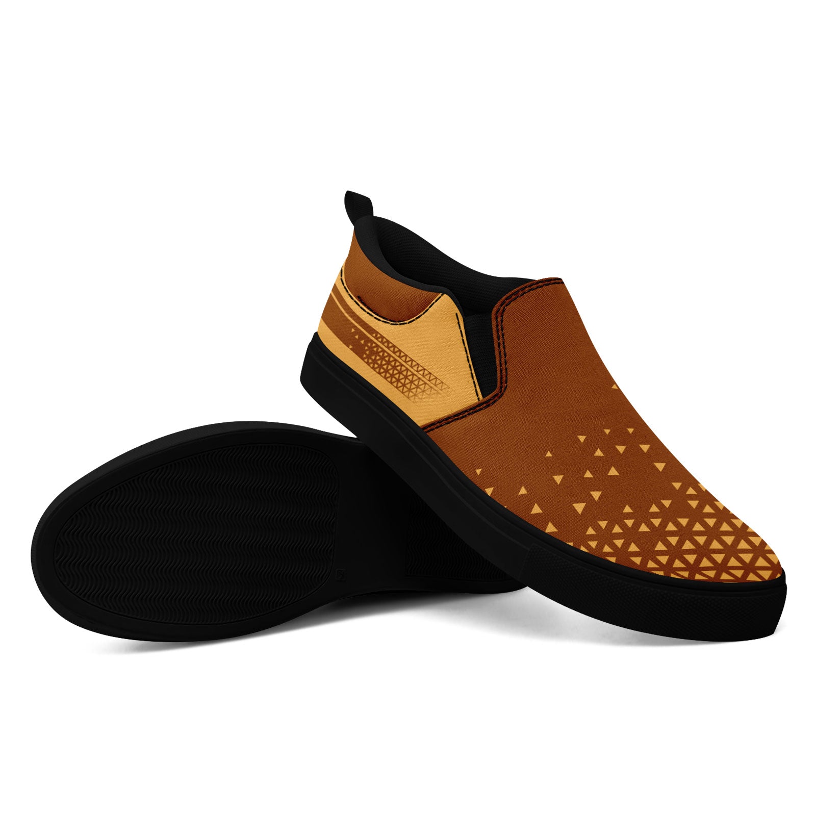 Custom Canvas Sneakers Personalized Slip On Shoes FN071-E023042-2