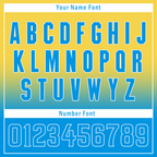 Custom Yellow Blue Fade Fashion Personalized Authentic Baseball Jersey BSBJ01-D0a70fc