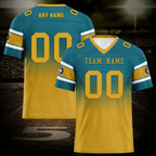 Custom Green Yellow Jacksonville Personalized Authentic Football Jersey FBJ02-D020249-16