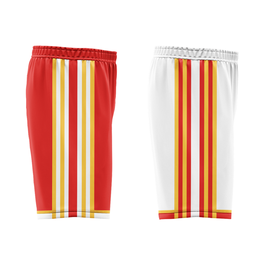 Custom Red White Classic Style Reversible Basketball Uniform Personalized Ordinary BBJR-D017027
