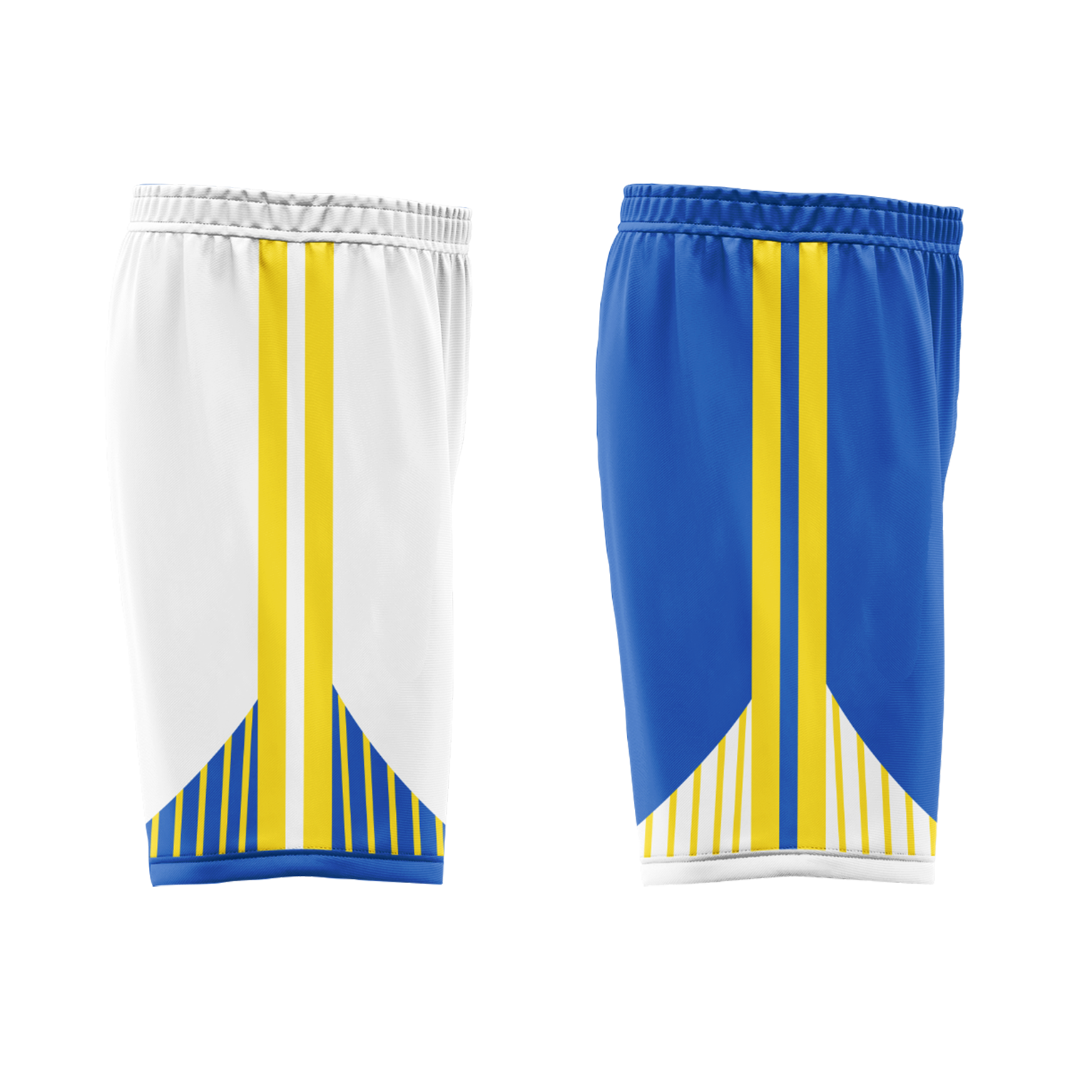 Custom White Blue Classic Style Reversible Basketball Uniform Personalized COOLMAX BBJR-D017004
