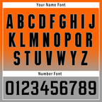 Custom Orange Grey Fade Fashion Personalized Authentic Baseball Jersey BSBJ01-D0a70ec