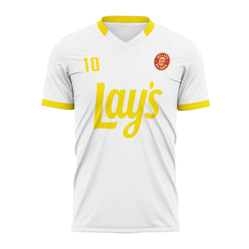 Custom White Soccer Sets Jersey Personalized SCJ101-D020207-2