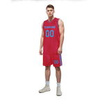 Custom Red Classic Style Sports Uniform Basketball Jersey BBJ01-D020105-23