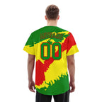 Custom Grass Green Red Yellow Bolivian Flag Personalized Authentic Baseball Jersey BSBJ01-E06022-12