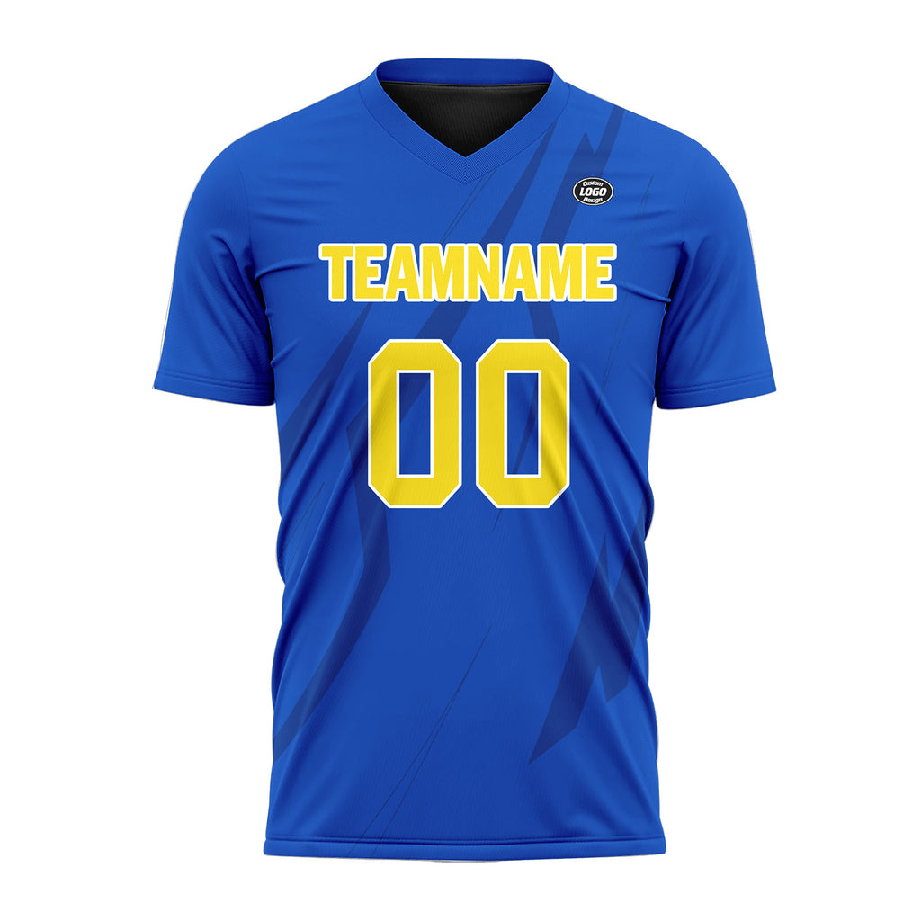 Custom Blue Soccer Sets Jersey Personalized SCJ101-D28048
