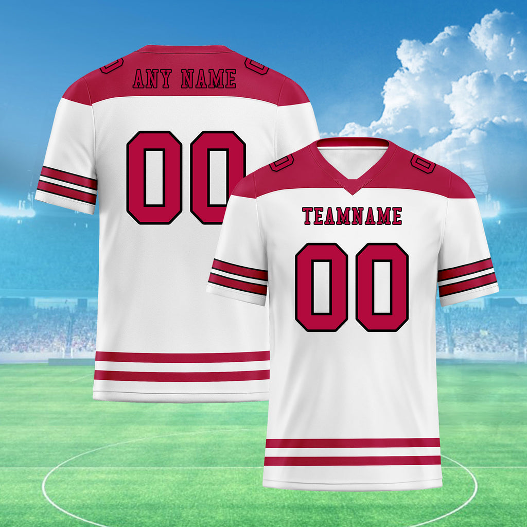 Custom Arizona Personalized Authentic Football Jersey FBJ02-E0607-32