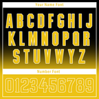 Custom Black Yellow Fade Fashion Personalized Authentic Baseball Jersey BSBJ01-D0a70cc