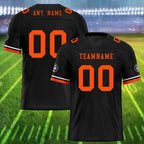 Custom Black Cincinnati Personalized Authentic Football Jersey FBJ02-D020263-6