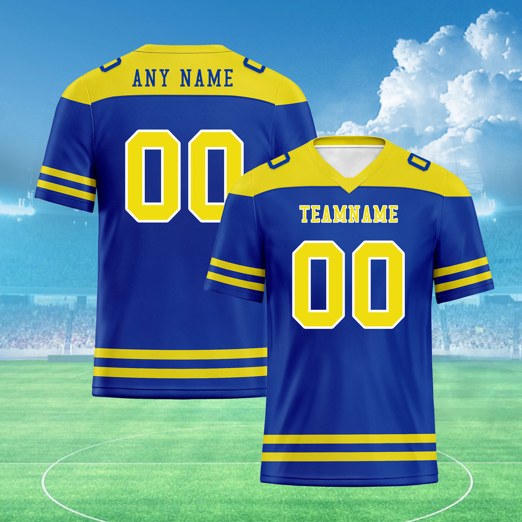 Custom Los Angeles Personalized Authentic Football Jersey FBJ02-E0607-29