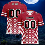Custom Blue White New York Personalized Authentic Football Jersey FBJ02-D023033-21