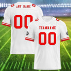 Custom White New York Personalized Authentic Football Jersey FBJ02-D020263-21