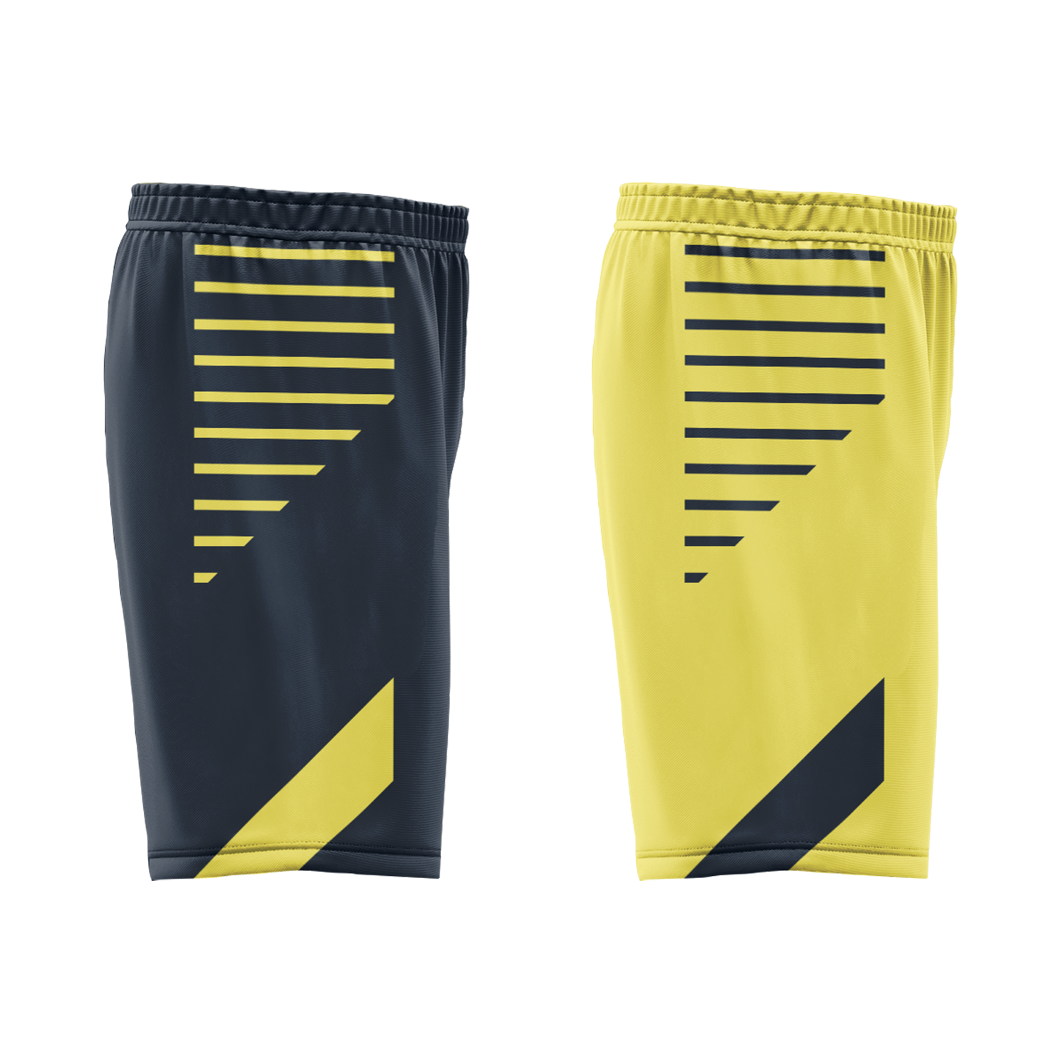 Custom Blue Yellow Classic Style Reversible Basketball Uniform Personalized Ordinary BBJR-D017059
