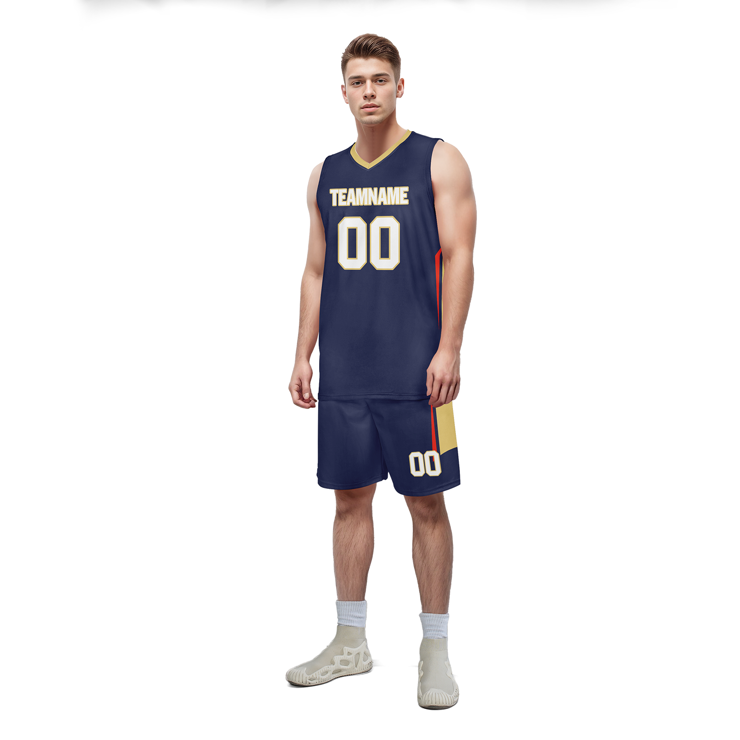 Custom Deep Blue Classic Style Sports Uniform Basketball Jersey BBJ01-bd0a70e0