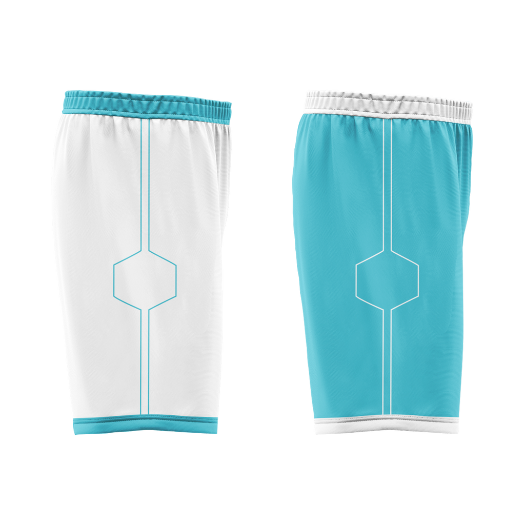 Custom White Blue Classic Style Reversible Basketball Uniform Personalized Ordinary BBJR-D017013