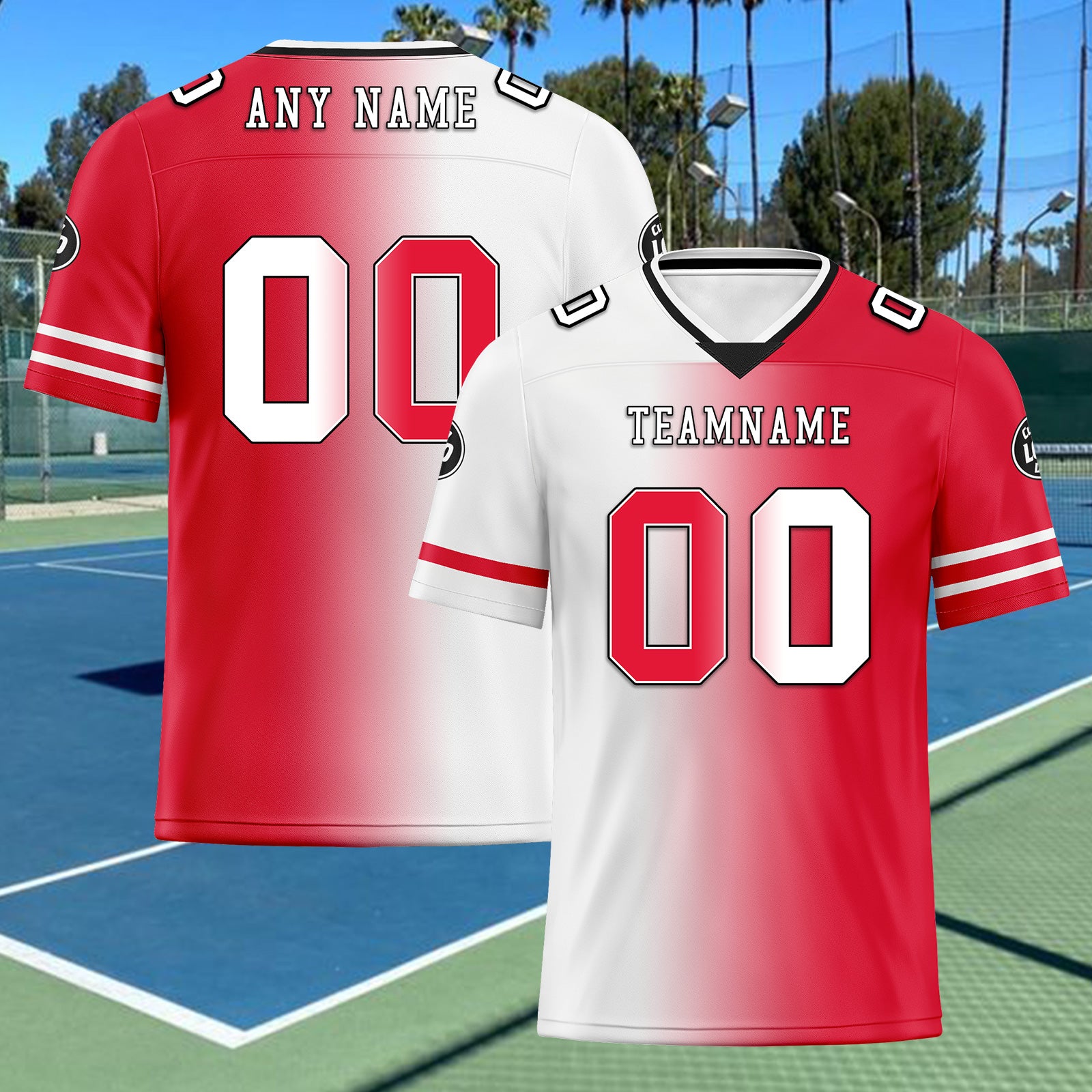 Custom Red White Missouri Personalized Authentic Football Jersey FBJ02-D028017-25