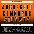 Custom Orange Black Fade Fashion Personalized Authentic Baseball Jersey BSBJ01-D0a70c7