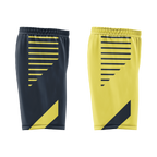 Custom Blue Yellow Classic Style Reversible Basketball Uniform Personalized COOLMAX BBJR-D017059