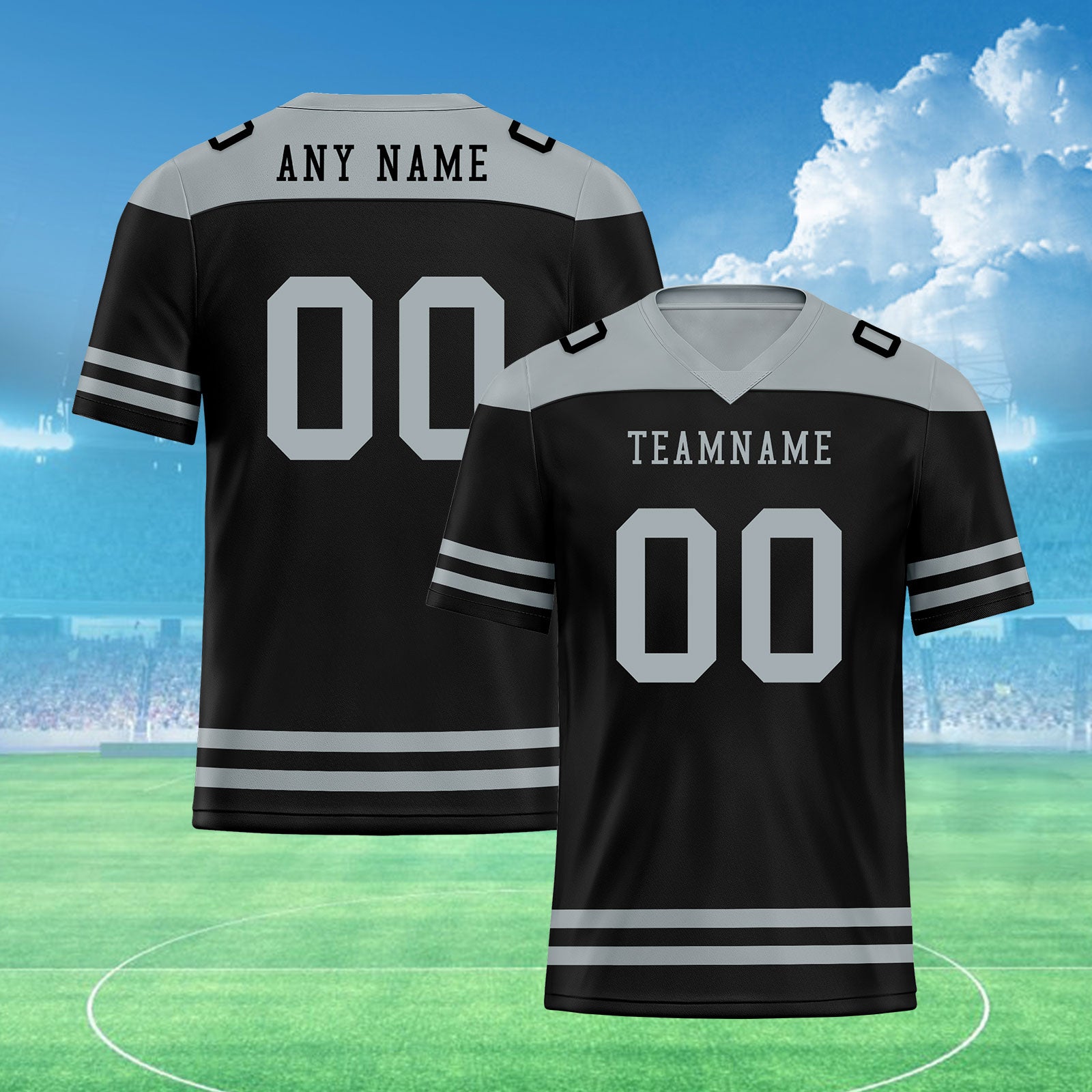 Custom Las Vegas Personalized Authentic Football Jersey FBJ02-E0607-15