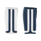 Custom White Blue Classic Style Reversible Basketball Uniform Personalized Ordinary BBJR-D017043